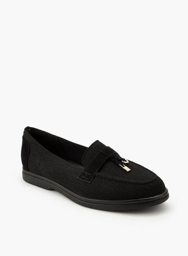 لو كونفورت Women Metal Charm Loafers