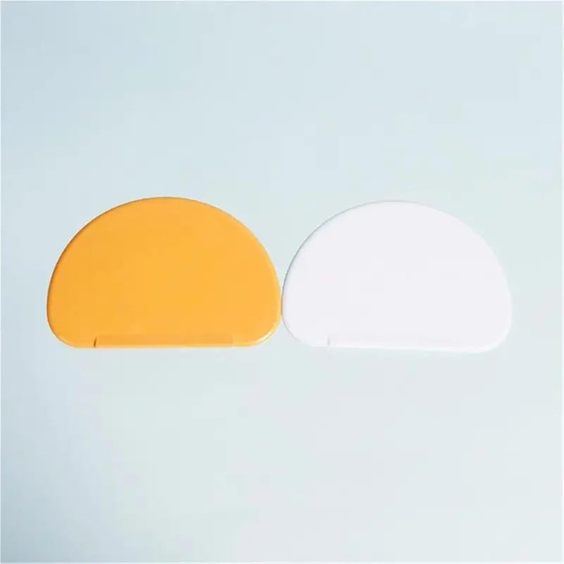 Dough Scraper 30PCS Plastic Dough Cream Scraper Round Pizza Cutter Pastry Slicer Blade Dough Scraper for Cake Bread Pasty Kitchen Tool For Cooking Baking Scraping(04 3pcs) - Image 5
