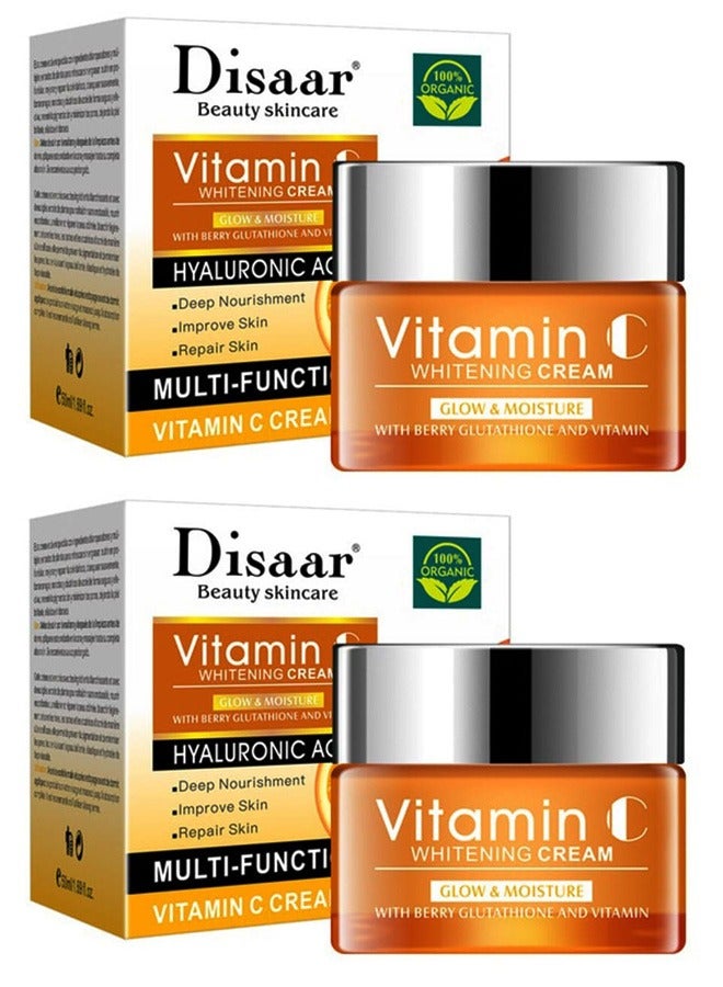 2 Pices Of Vitamin C Whitening Cream For Skin Care 2 X 50 ml