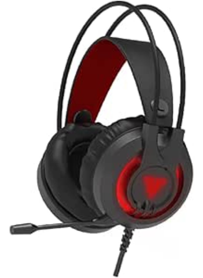 FANTECH CHIEF II HG20 RGB Gaming Headset, Stereo Gaming Headphones, RGB Lighting, Built-in Microphone, Over-Ear Design – Black - Image 1