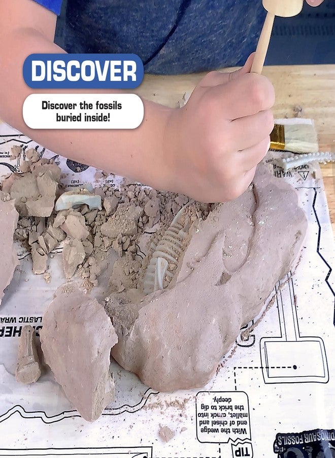 ArtSkills Epic Lab Dinosaur Fossil Digging Kit for Kids, Glow in The Dark Dinosaur Bones for Kids to Dig Up, Gifts for Boys 8-12 - Image 3