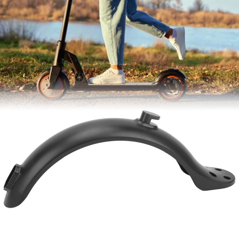 Electric Scooter Mudguard Professional Splash Proof 4 Hole Scooter Mudguard Replacement Black - Image 1