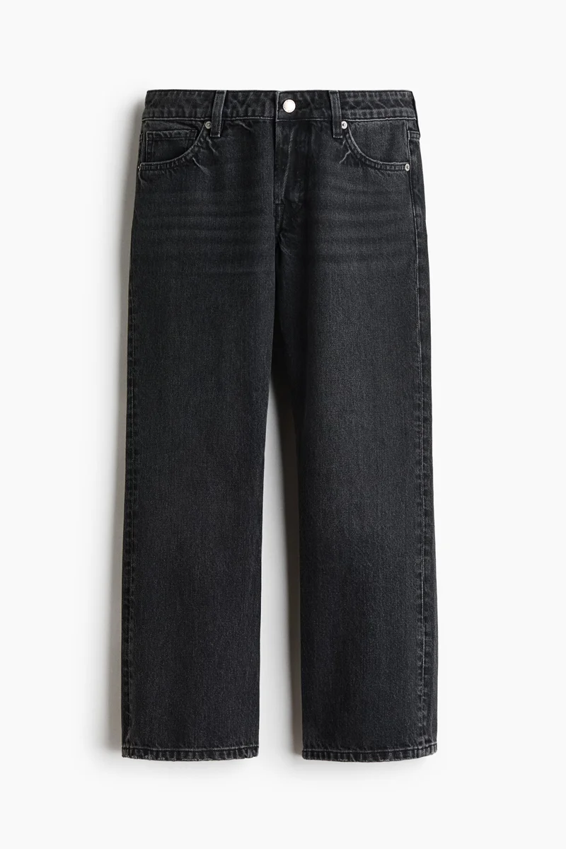 H&M  Bootcut Regular Waist Cropped Jeans for Women | Best Price UAE