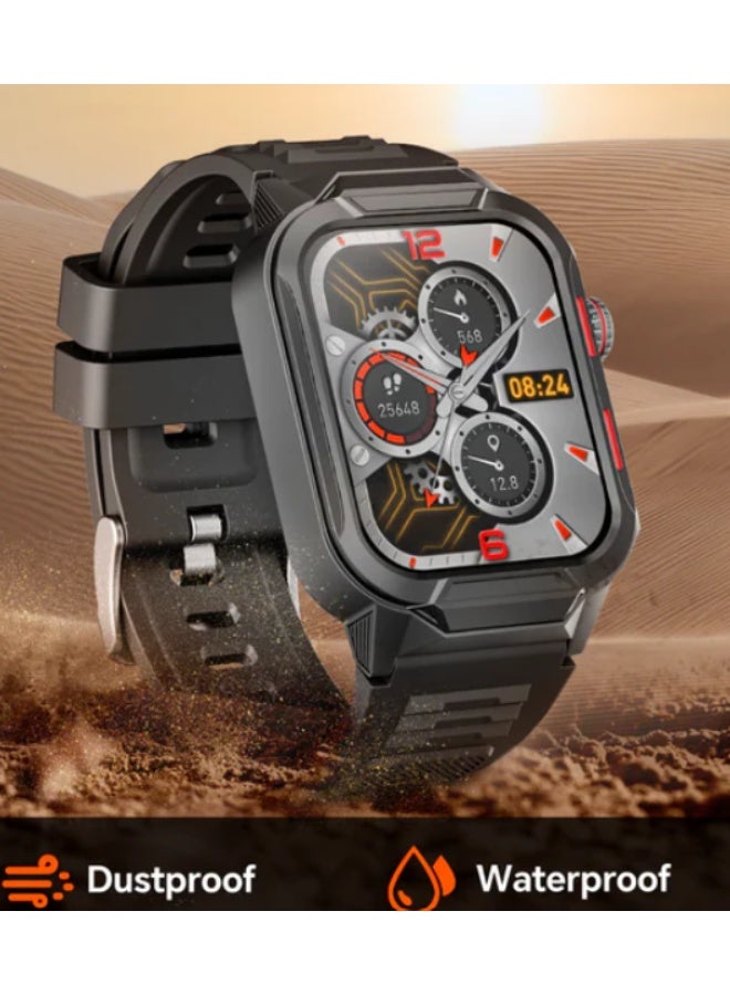 Styrke GTS9 ARMOR - Grey Smart Watch, Stylish looking, unisex, Tracks health, Everyday Wear - Image 4