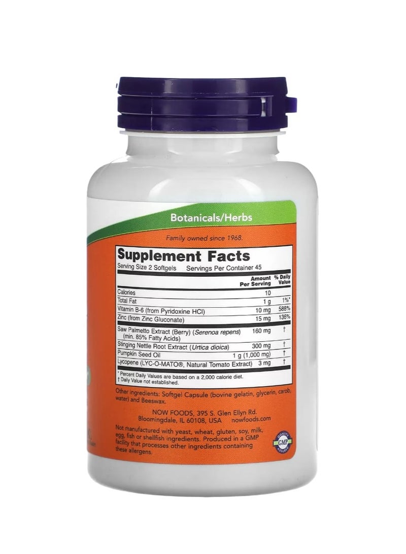 now Prostate Support 90 Softgels - Image 2
