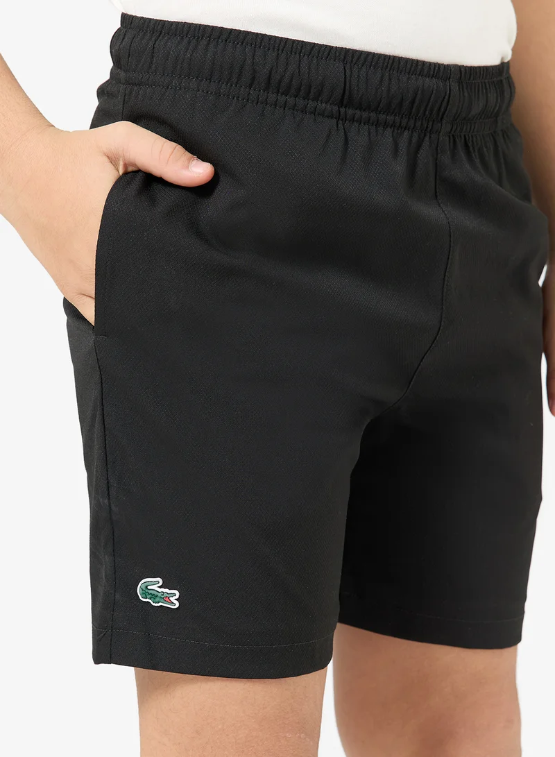 LACOSTE Kids Drawstring Casual Shorts