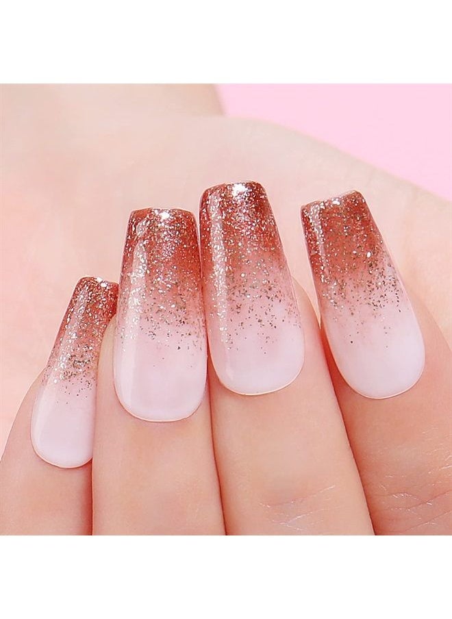 Soak Off U V LED Gel Nail Polish - Tinsel Toast Gold Diamond (016) 10ml - pzsku/Z3757CFE822551F265543Z/45/_/1681656260/2ffae23d-6714-442f-b0da-9635bb80aae0