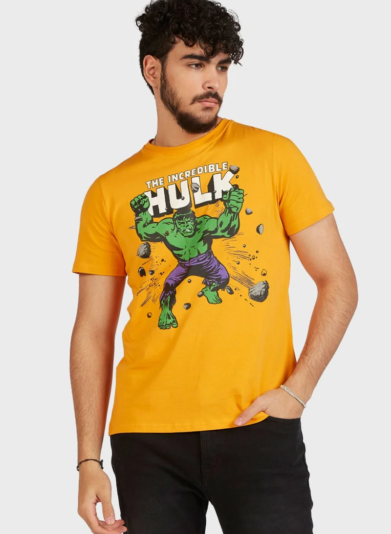 SP Characters Hulk Crew Neck T-Shirt