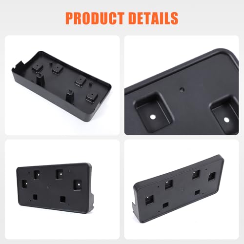 Hudiriy Car Front License Plate Bracket Holder Frame Compatible with Mazda MX-5 ND 2016-2025 License Plate Base Bracket Decorative Accessories - Image 5