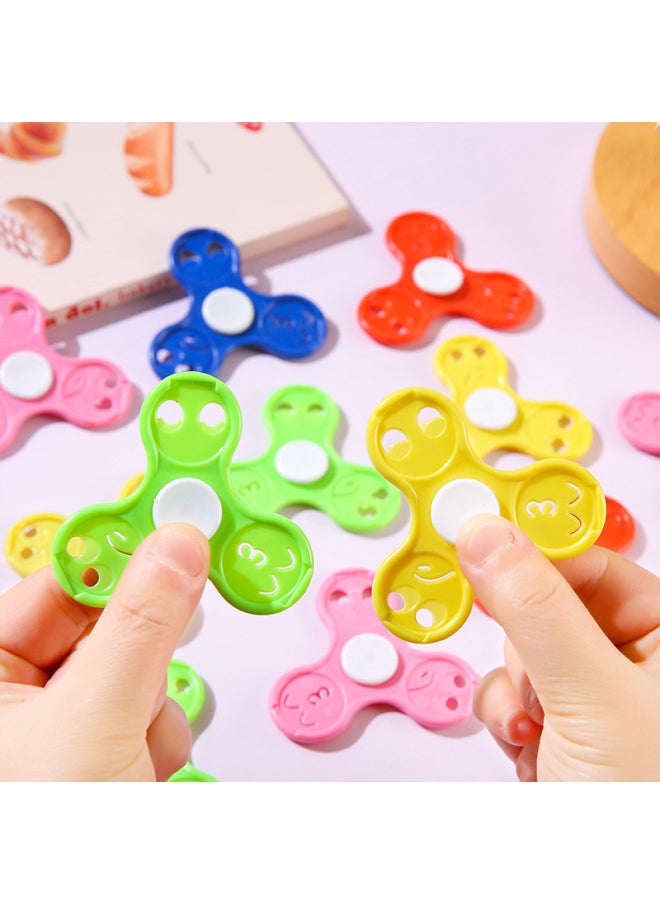 Generic - Smiley Without Bearing Fingertip Gyro Clover Finger Gyro Spiral Between Fingers Decompression Small Toy Gift Wholesale-Color:Smiley Fidget Spinner - Image 1