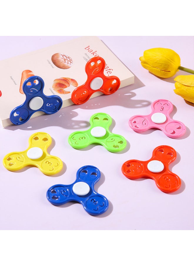 Generic - Smiley Without Bearing Fingertip Gyro Clover Finger Gyro Spiral Between Fingers Decompression Small Toy Gift Wholesale-Color:Smiley Fidget Spinner - Image 1