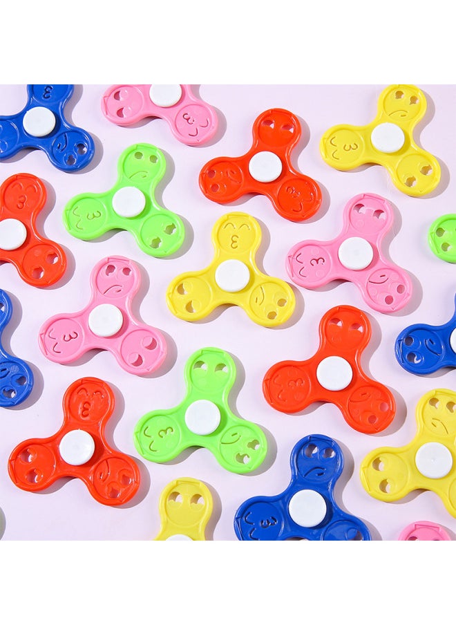 Generic - Smiley Without Bearing Fingertip Gyro Clover Finger Gyro Spiral Between Fingers Decompression Small Toy Gift Wholesale-Color:Smiley Fidget Spinner - Image 1