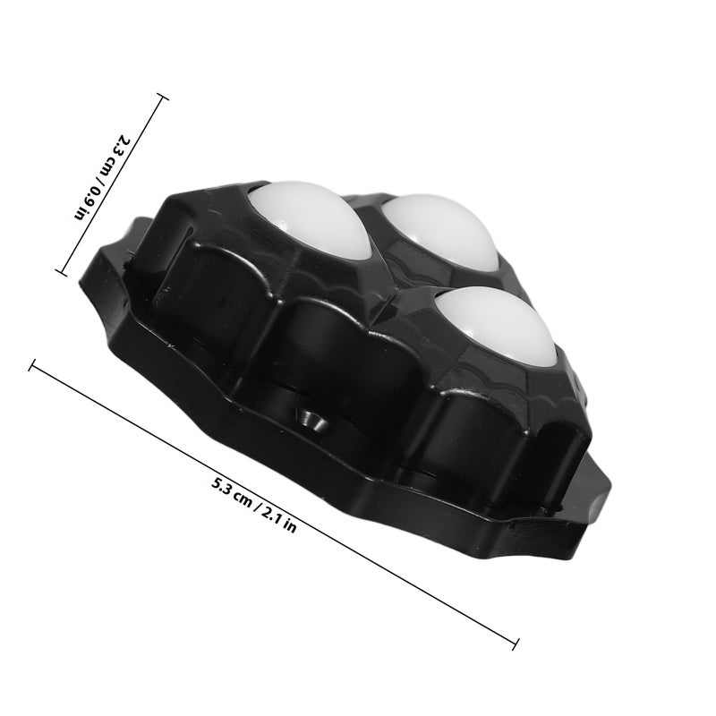 Self Adhesive Swivel Caster Wheels 8pcs with 3 Ball Bearings Heavy Duty Silent for Furniture Storage Box Kitchen Appliances - Image 3