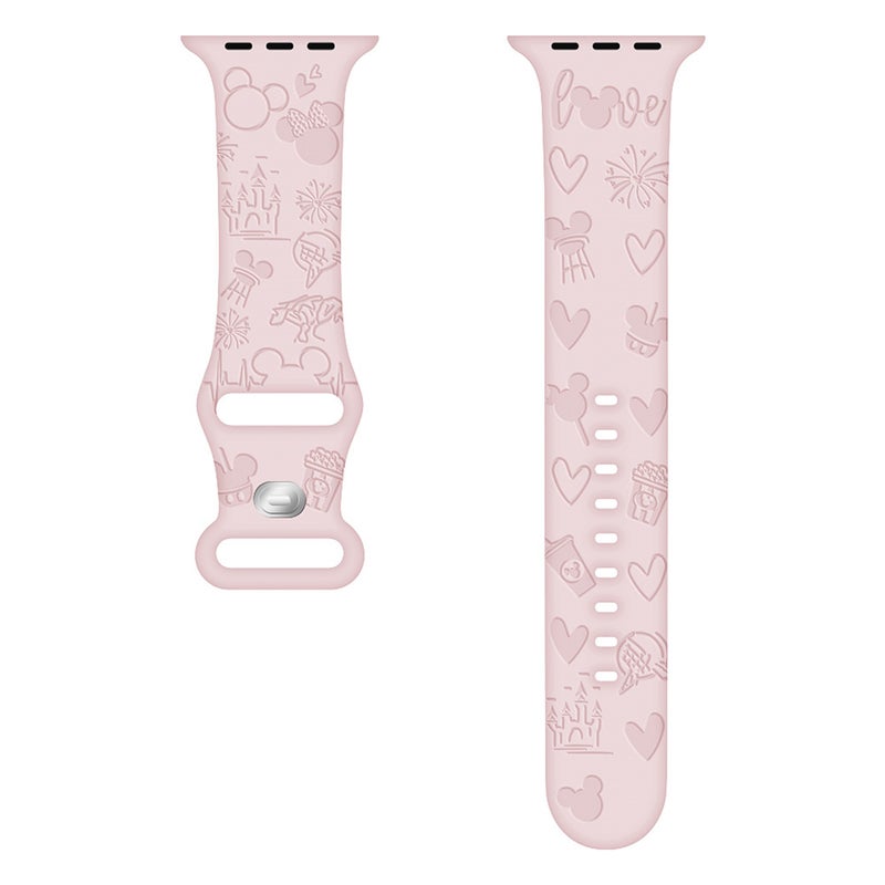 New Fashion Brand Mickey Paradise Castle Applewatchs98 Strap For Apple Iwatch765 Watch Strap - Image 1