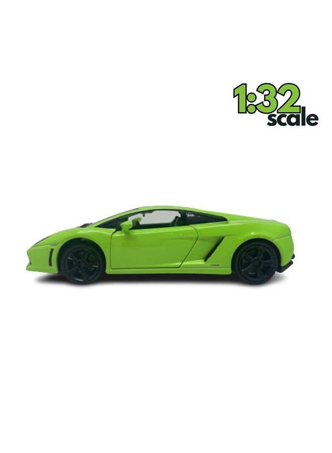 D-Power لامبورغيني جالاردو LP5604 أخضر | نسخة مقلدة، عنصر جامع نهائي، سيارات هايبر ريسينغ | مركبات لعب، نموذج سيارة معدنية سحب للخلف | الحجم 1:32، للأطفال 3+  - Image 3