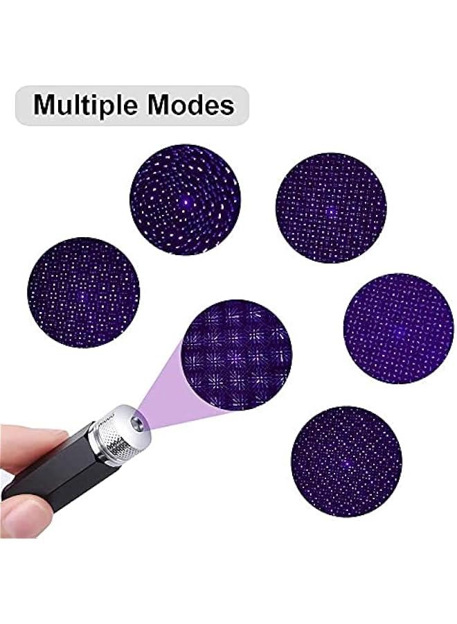جهاز عرض ضوء النجوم بمنفذ يو اس بي | حزمة إضاءة ليلية| اضواء نجوم محمولة لتزيين السيارة الداخلية | اضاءة قابلة للتعديل للسيارة السقف غرفة النوم الحفلات والمزيد ارجواني - Image 4