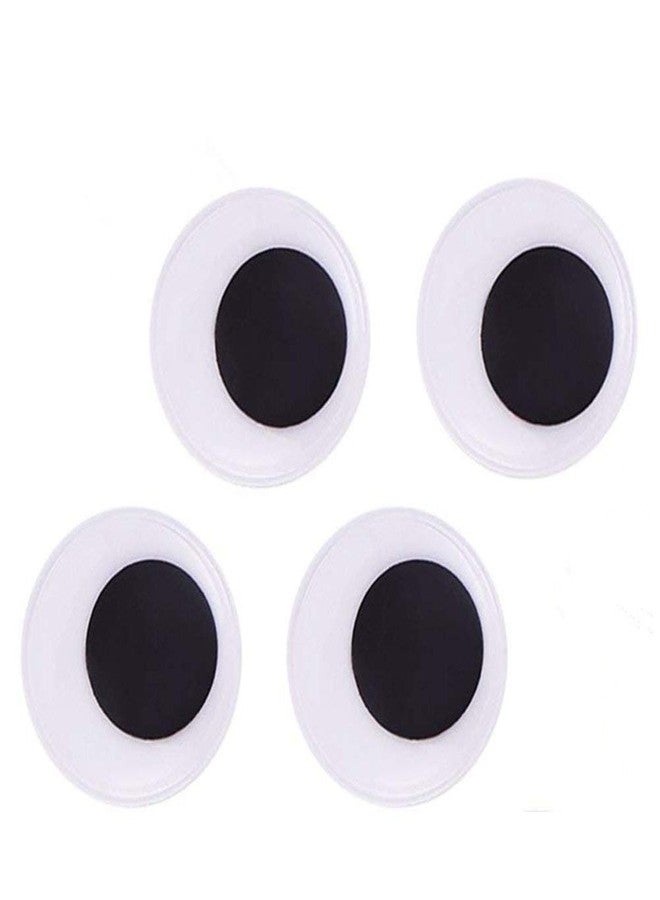 EMAAN 2 Inch Black Big Wiggle Googly Eyes with Self-Adhesive, 12 Pieces - Image 1