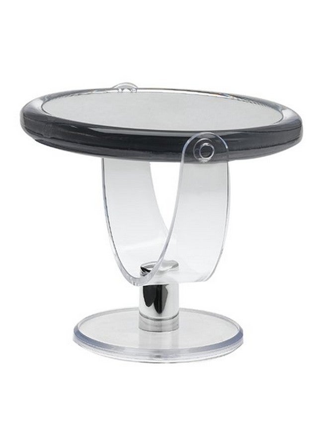 دانييل مرآة مكياج مزدوجة الجوانب من Danielle Creations مقاس 6.75 بوصة مع زجاج Ultra Vue، تكبير 12 ضعفًا، أكريليك شفاف - Image 2