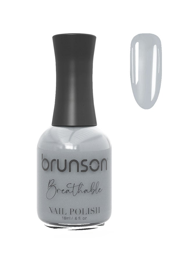 brunson Breathable Nail Polish Halal nail polish Wudu friendly Quick-Dry Vegan long lasting but easy peel off   18ml BH241