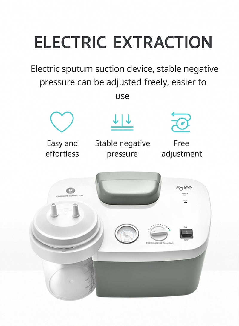 Folee Portable Phlegm Suction Machine - Image 5
