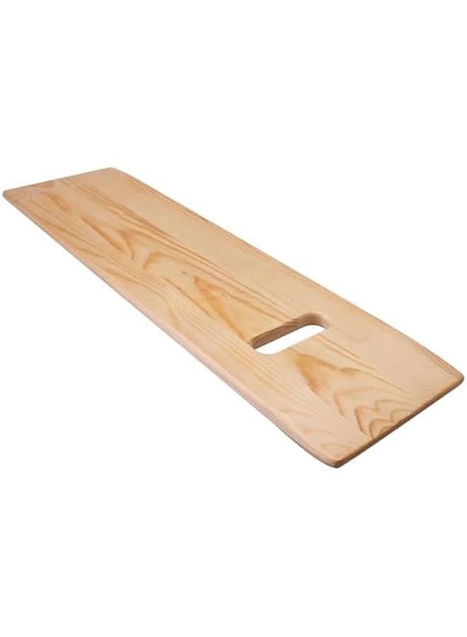 Arabest Transfer Board and Slide Board with Handles,Made of Heavy-Duty Wood, Mobility Aid for Senior,Handicap,Holds up to 500 Pounds,24x8x0.75……  - Image 1