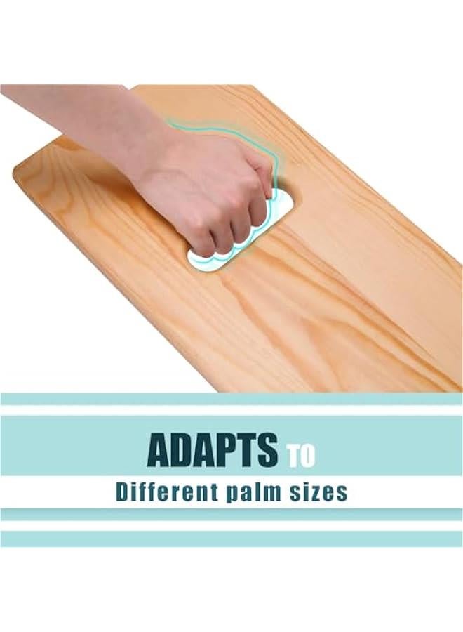 Arabest Transfer Board and Slide Board with Handles,Made of Heavy-Duty Wood, Mobility Aid for Senior,Handicap,Holds up to 500 Pounds,24x8x0.75……  - Image 3