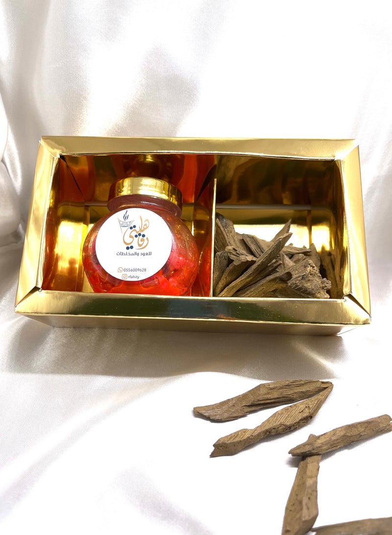 رفاهيتي لبان عماني مسقى رائحه زهور الريف مع اوقيه بخور كلمنتان مالينو - Image 2