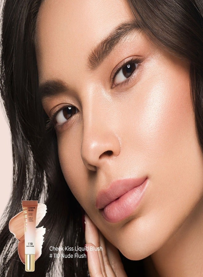 MILANI Milani Liquid Cheek Blush #110 Nude Flush - 11ml | Lightweight, Buildable, Long-Lasting Formula | Perfect for Natural or Bold Looks  - Image 3