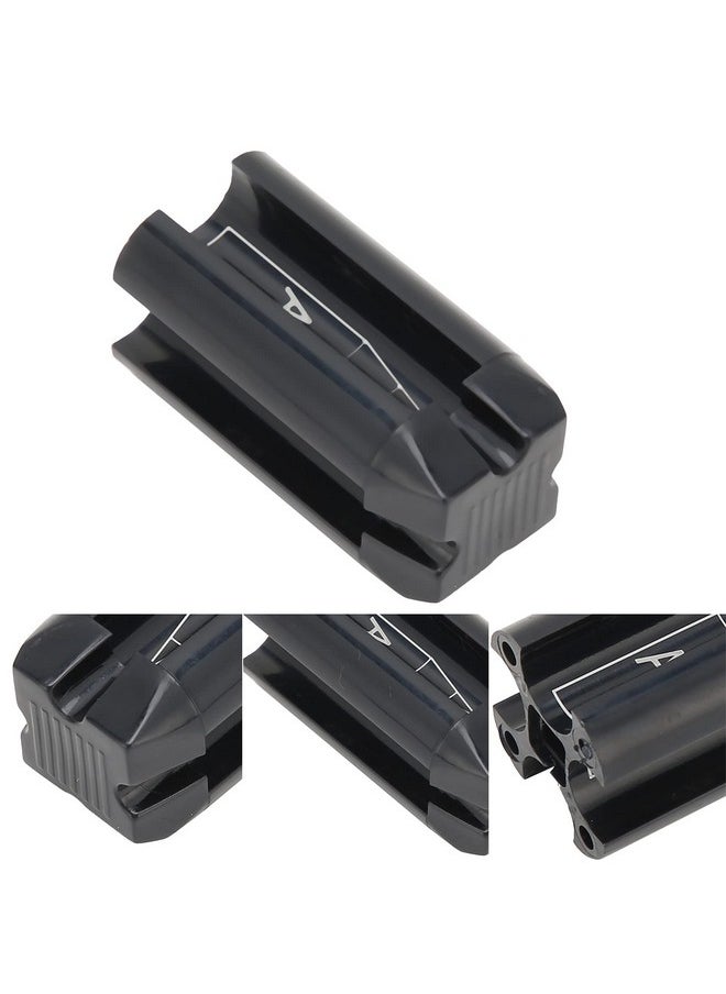 Sharpening Tool Duckbill Sharpener For Eyebrow Pencil 4 In 1 Multifunctional Eyebrow Cosmetic Pencil Permanent Makeup Tool For Beginners & Professional (Black)