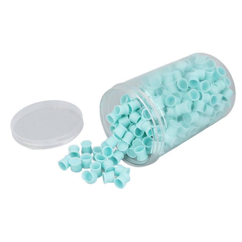 300pcs Tattoo Ink Cups Food Grade Silicone Multipurpose Disposable Tattoo Pigment Cups for Tattoo SuppliesBlue - Image 4