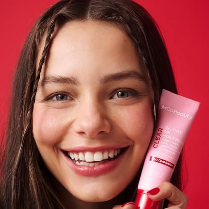 MCoBeauty - Clear Oil-Free Gel Face Moisturizer - Lightweight Hydrating Gel for Balanced, Shine-Free Skin - Vegan, Cruelty Free Skin Care - Facial Moisturizer for Oily Skin - Image 5