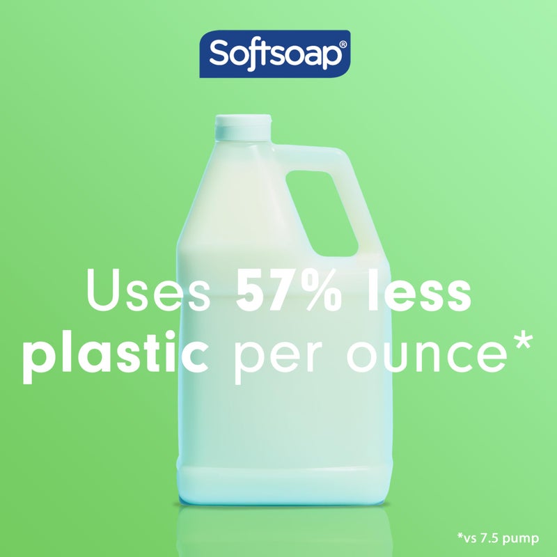 Softsoap Liquid Hand Soap Refill, Soothing Clean, Aloe Vera Fresh Scent - 1 gallon - Image 3