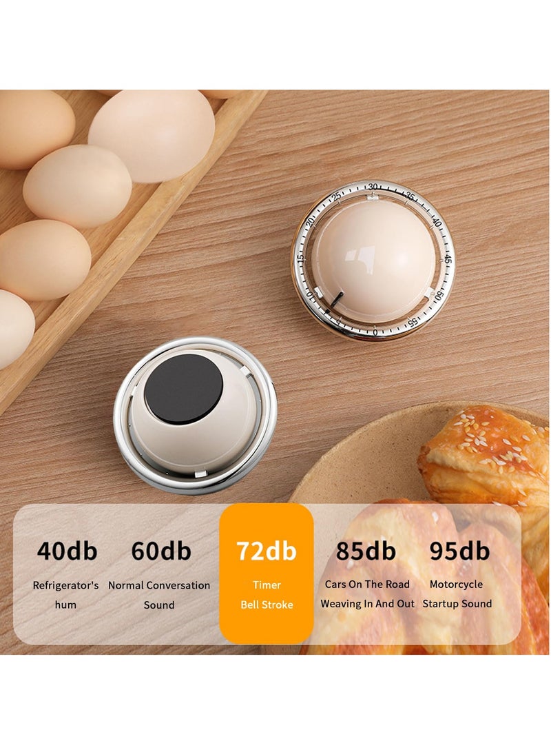 Planet-Shaped 60-Minute Mechanical Timer with Loud Alarm, Perfect for Kitchen, Classroom, and Home Use - Image 5