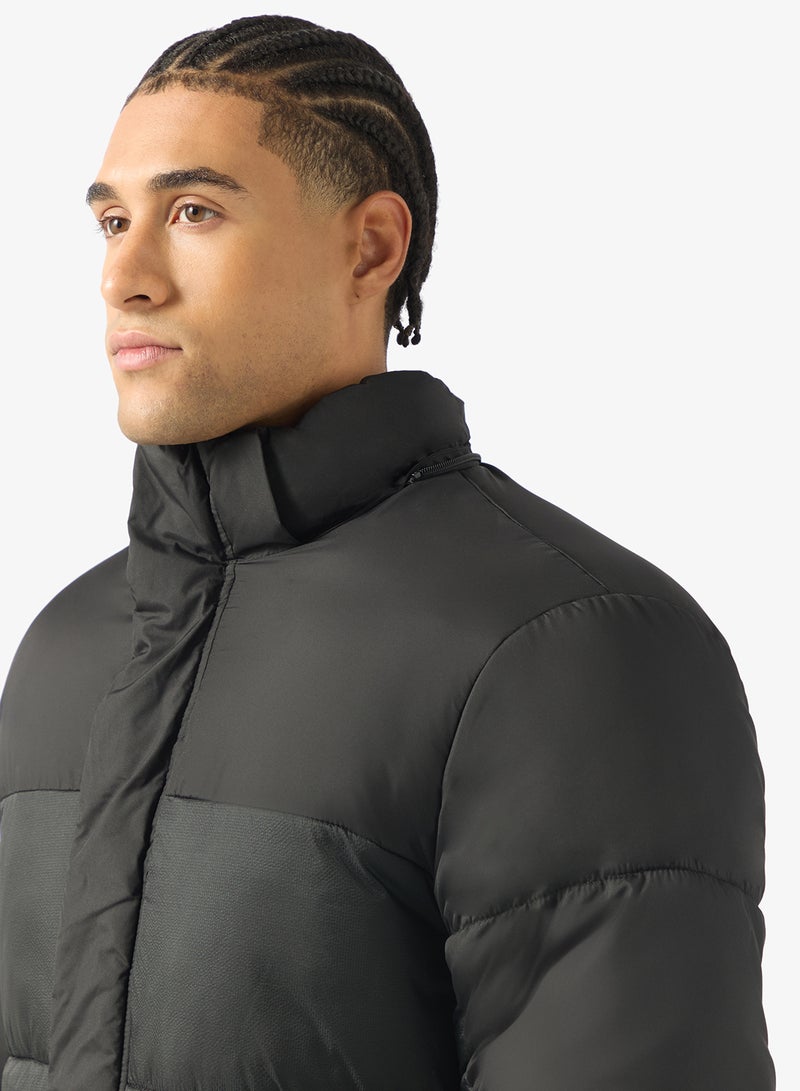 JACK & JONES Essential Puffer Jacket With Hood - Image 4