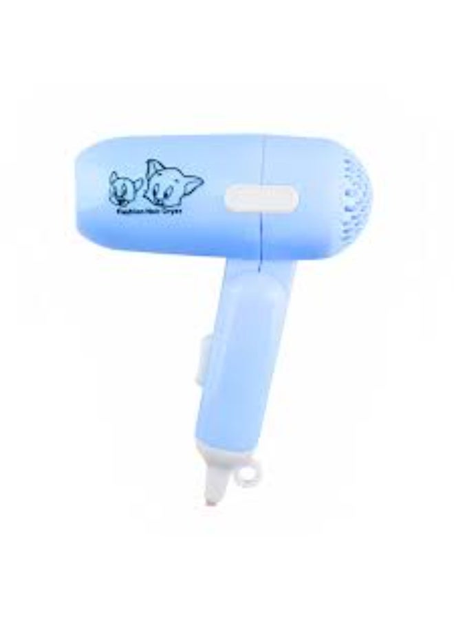 Portable Foldable 450W Hair Dryer for Travel – Pink, Baby Blue, and White - Image 2