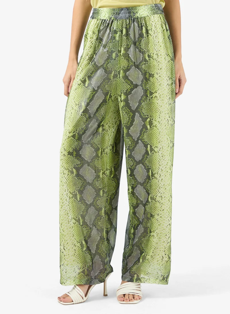 Golden Apple Round Neck Printed Set