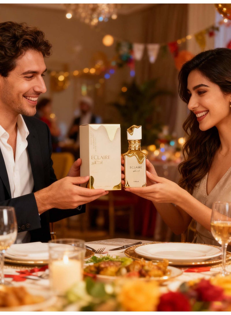 Lattafa مجموعة هدايا عطر لطيقة إكلاير للنساء - 100 مل - Image 5