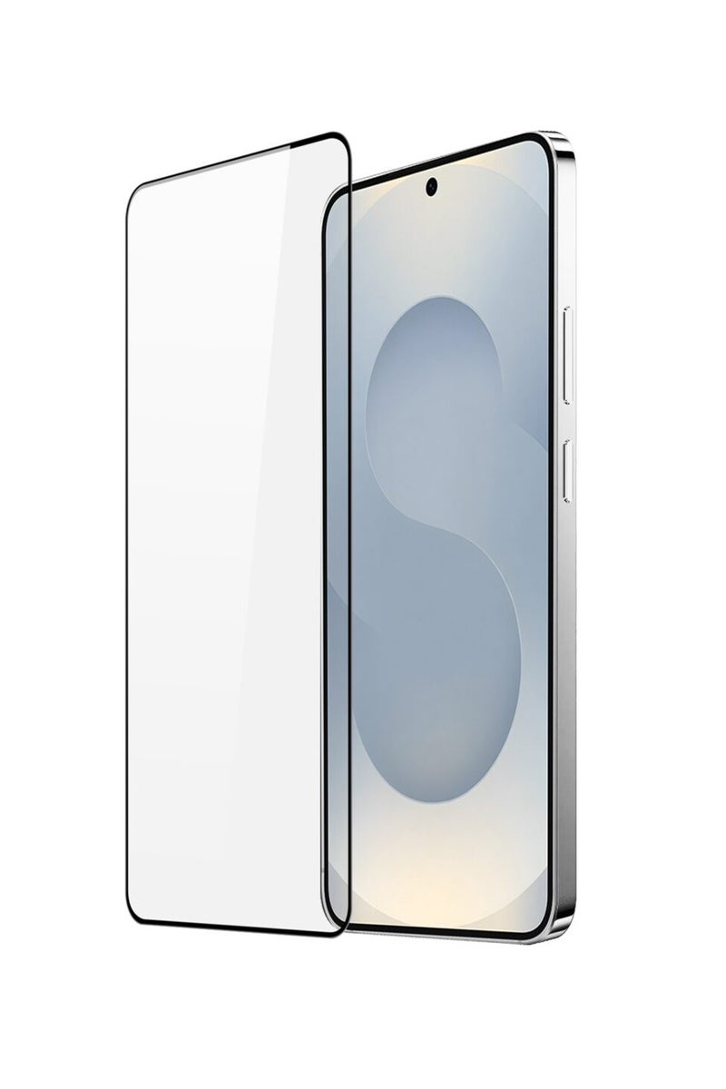 DUX DUCIS Tempered Glass Screen Protector, DUX - DUCIS Compatible with Samsung Galaxy S25 , Full Coverage Black Edge Clear Screen Protector (Full Glue Clear Black Edge) - Image 1