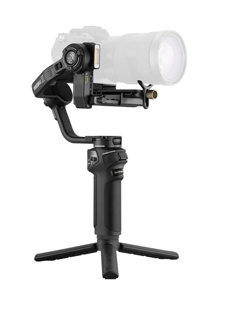 Zhiyun ZHIYUN Weebill 3S [Official] 3-Axis Gimbal Stabilizer for Camera, Bluetooth, Native Vertical Shooting, Lightweight DSLR & Mirrorless Stabilizer with fill light for Canon/Sony/Panasonic/Nikon/Fujifilm  - Image 1
