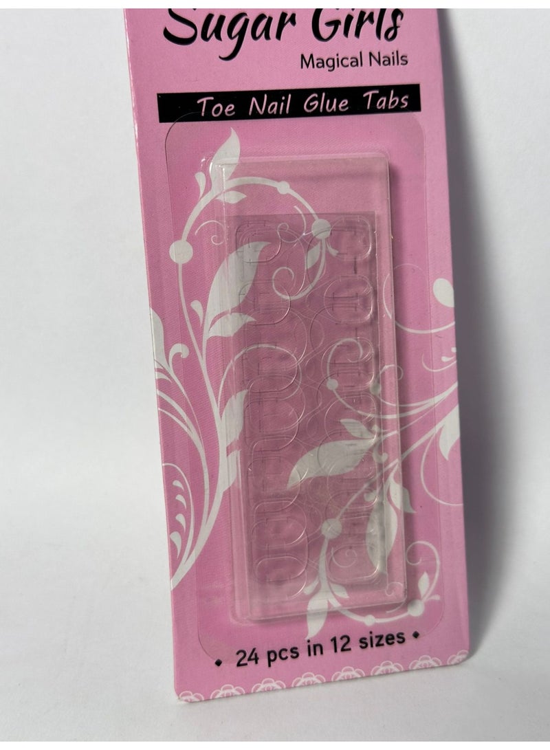 لاصق أظافر سيليكون مزدوج الوجه، 24 قطعة، 24 قطعة. - Image 4