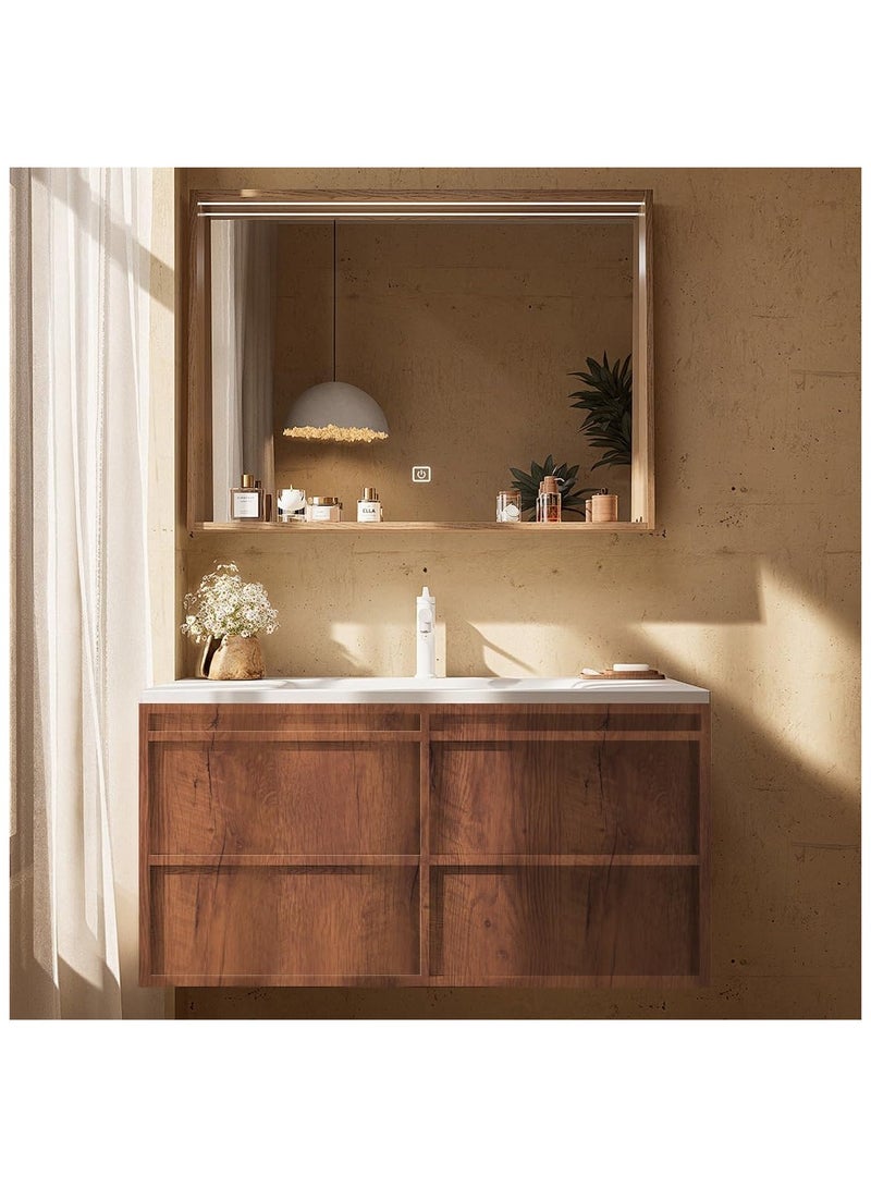 Anna Thick Waterproof and Moisture-proof Wood Grain Self-Adhesive Cabinet Furniture Decor Sticker - Image 4