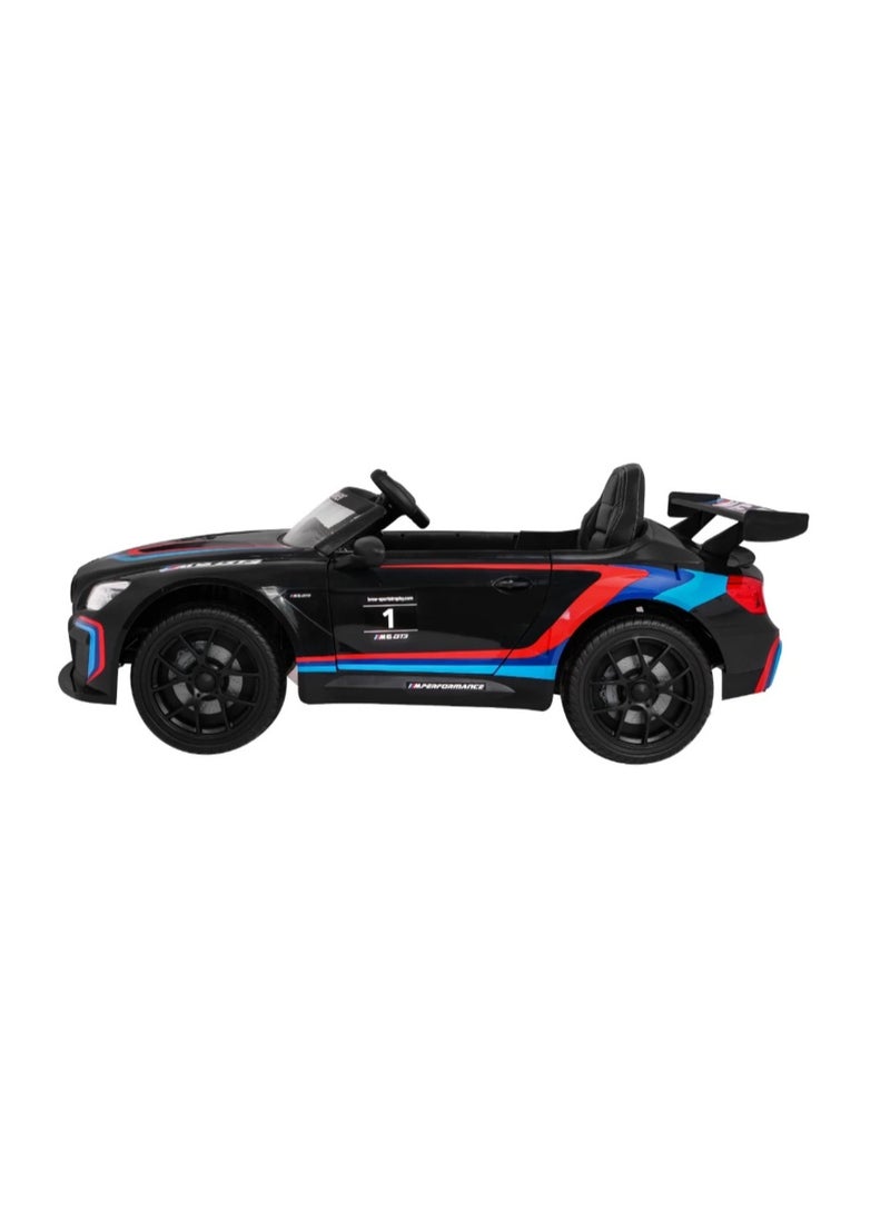 بي إم دبليو بي ام دبليو GT3  سيارة  ركوب كهربائية للأطفال سيارة ركوب على لعب الأطفال سيارات للأطفال سيارات كهربائية للأطفال التحكم عجلة محرك مزدوج ، أسود - Image 4