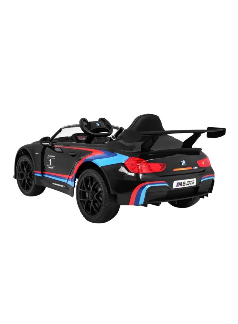 بي إم دبليو بي ام دبليو GT3  سيارة  ركوب كهربائية للأطفال سيارة ركوب على لعب الأطفال سيارات للأطفال سيارات كهربائية للأطفال التحكم عجلة محرك مزدوج ، أسود - Image 5