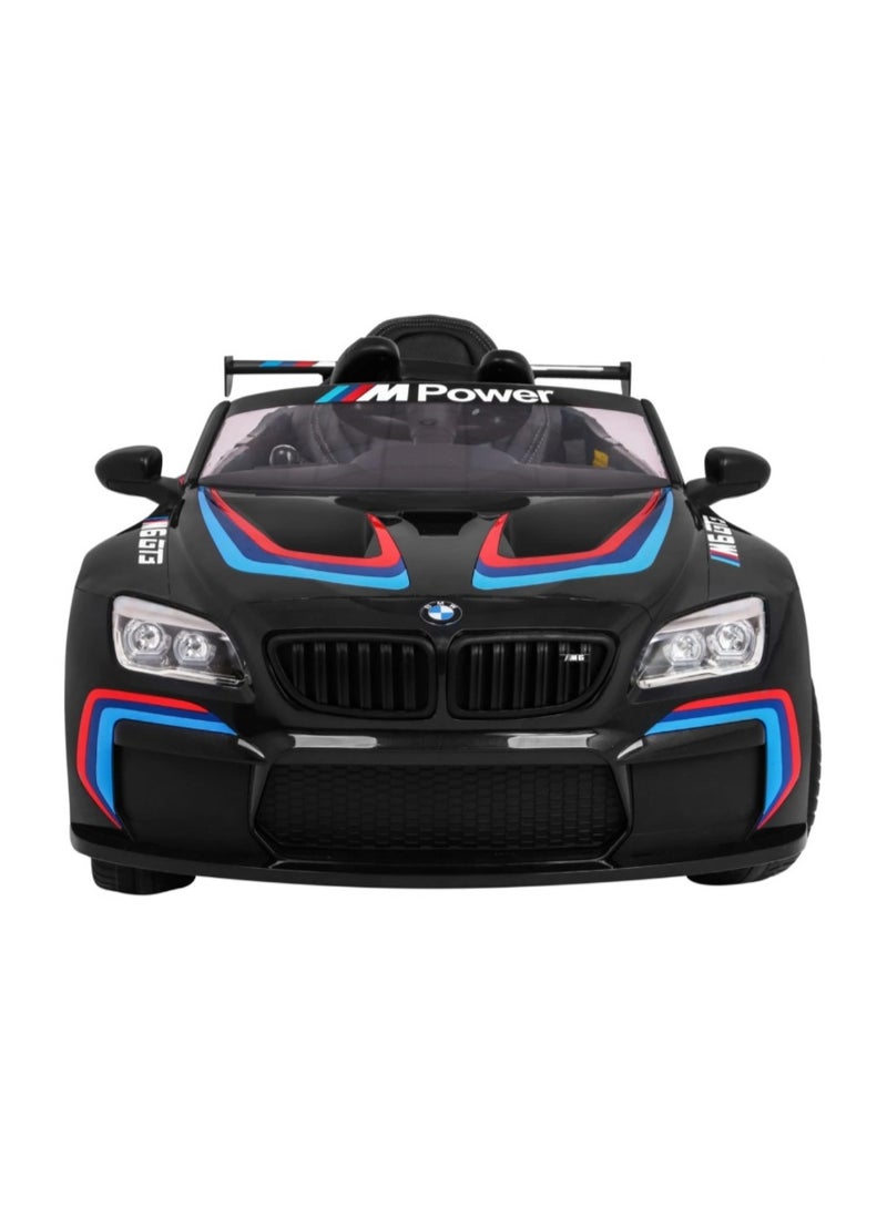 بي إم دبليو بي ام دبليو GT3  سيارة  ركوب كهربائية للأطفال سيارة ركوب على لعب الأطفال سيارات للأطفال سيارات كهربائية للأطفال التحكم عجلة محرك مزدوج ، أسود - Image 3