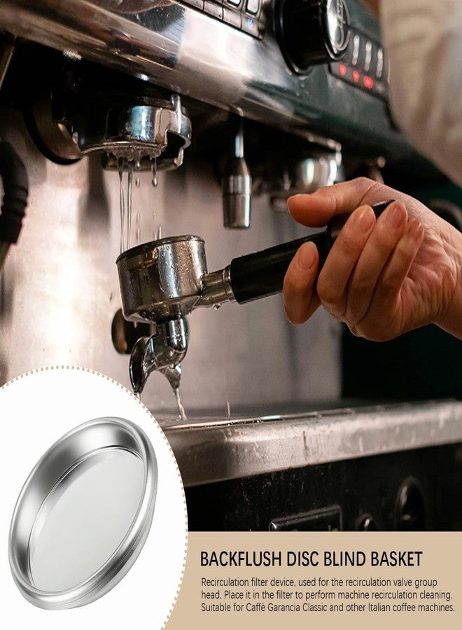 DOERDO DD 58mm Stainless Steel Backflush Insert, Metal Blind Filter Basket Premium Coffee Machine Cleaning Disc for Easy Backflushing Maintenance - Image 4