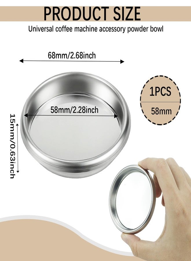 DOERDO DD 58mm Stainless Steel Backflush Insert, Metal Blind Filter Basket Premium Coffee Machine Cleaning Disc for Easy Backflushing Maintenance - Image 2