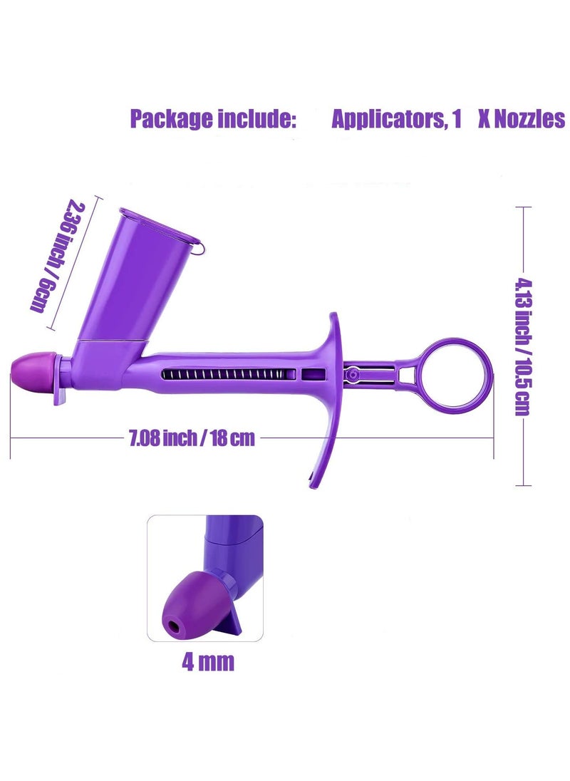 ROYALE MESUM - Royale Mesum Pearl Applicator Cake Pearl Applicator Fondant Cake Decorating Tool Pearl Ball Applicator with 1 Sizes4mm Tip Nozzles for Cake Decoration - Image 1