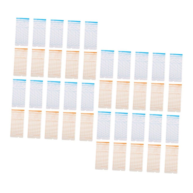 Alipis 285 Pieces Dual Sided Timecards For Employees With High Precision Printed Cards Accurate Clock In Attendance Compatible With Multiple Clocks - Image 2
