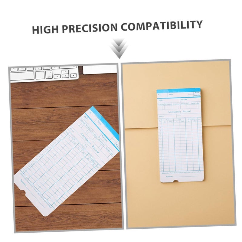 Alipis 285 Pieces Dual Sided Timecards For Employees With High Precision Printed Cards Accurate Clock In Attendance Compatible With Multiple Clocks - Image 4