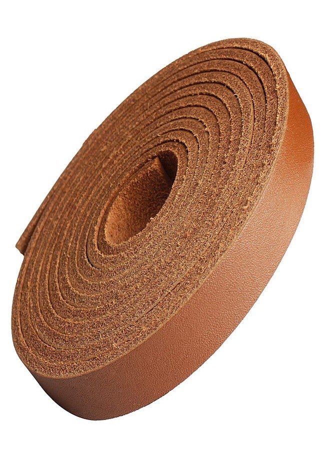 LolliBeads حزام لولي بيدز (TM) من الجلد الأصلي، عرض 1/2 بوصة وطول 72 بوصة، بني الجوز - Image 3